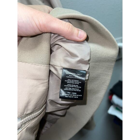 Members Only Racing Jacket Iconic Racer Brown Full Zip Outerwear X-Large XL - Picture 9 of 13